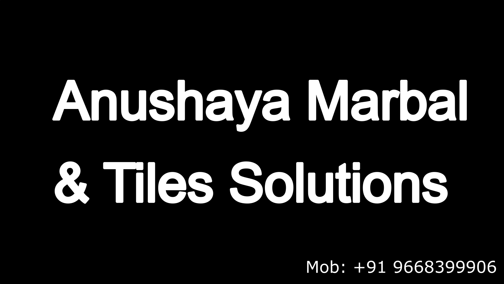 Anusaya Marbal & Tiles Solutions