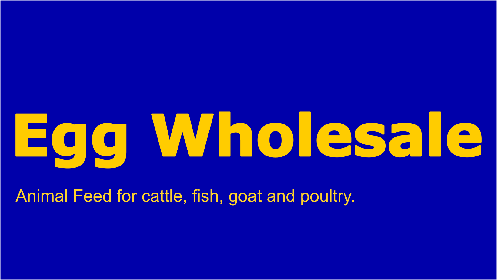 Egg Wholesale