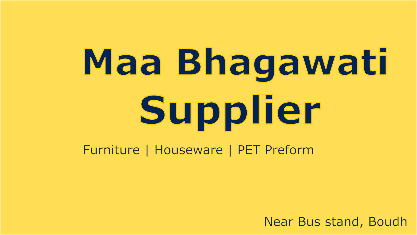 Maa Bhagawati Supplier