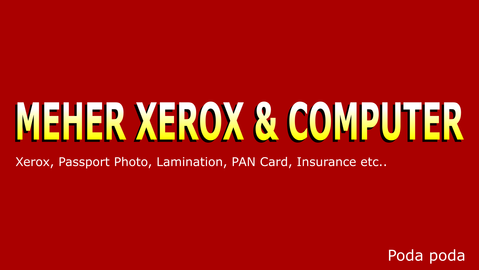 Meher Xerox & computer