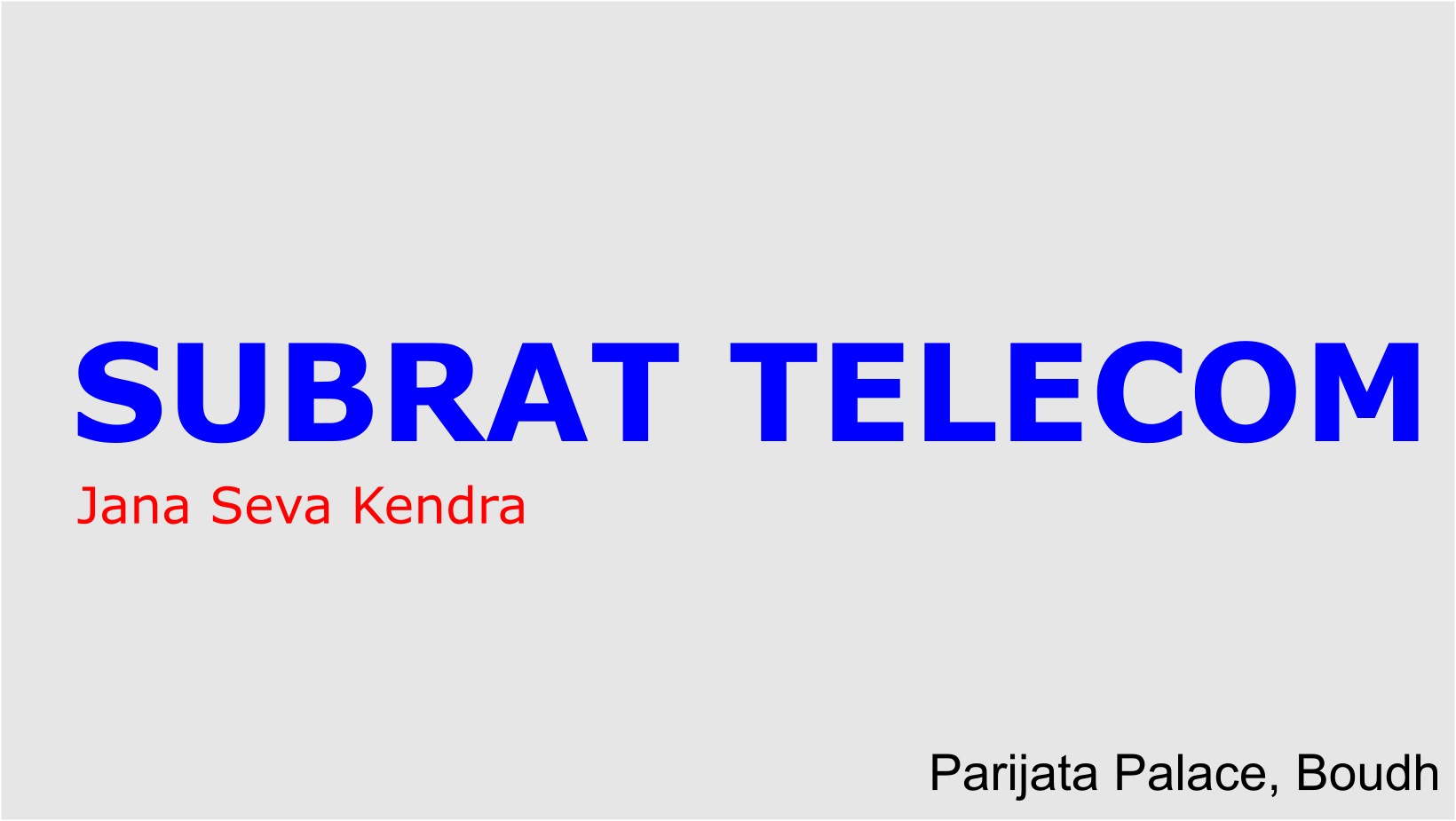 Subrat Telecom