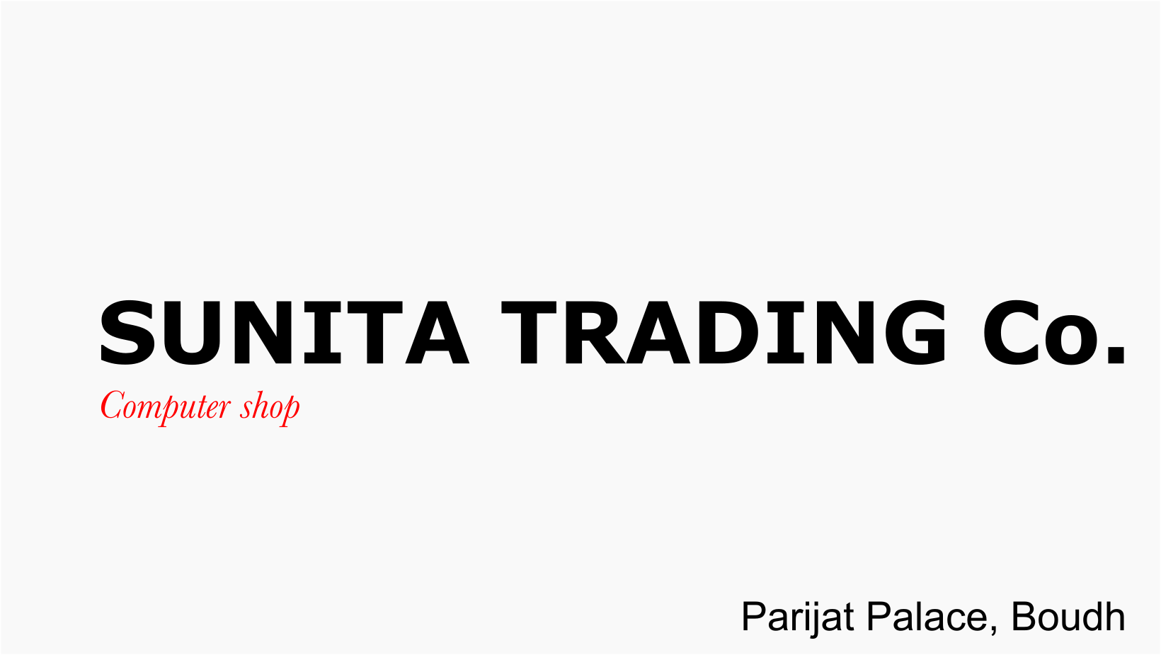 Sunita Trading co.