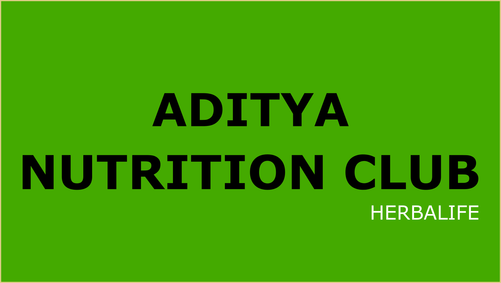 Aditiya Nutrition Club